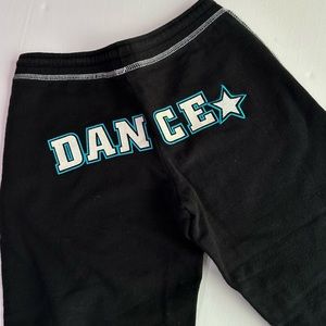 Limited Too DANCE Black Capri Pants